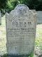 Headstone of Sarah VANSTONE (m.n. VANSTONE, c. 1817-1858) the wife of Thomas VANSTONE (c. 1814-1892).