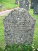 Headstone of Sarah PRUST (m.n. CHING, 1768-1864).