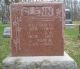 Headstone of William Hamlin GLENN (1838-1914); his wife Matilda Ann Jones (m.n. WATTS, 1839-1921) and their son Arthur Benjamin GLENN (1859-1864).