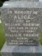 Headstone of William TREWIN (1795-1882) and his wife Alice (m.n. NICHOLS, c. 1804-1877).