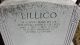 Headstone of Wilfred Lauier LILLICO (1897-1948)